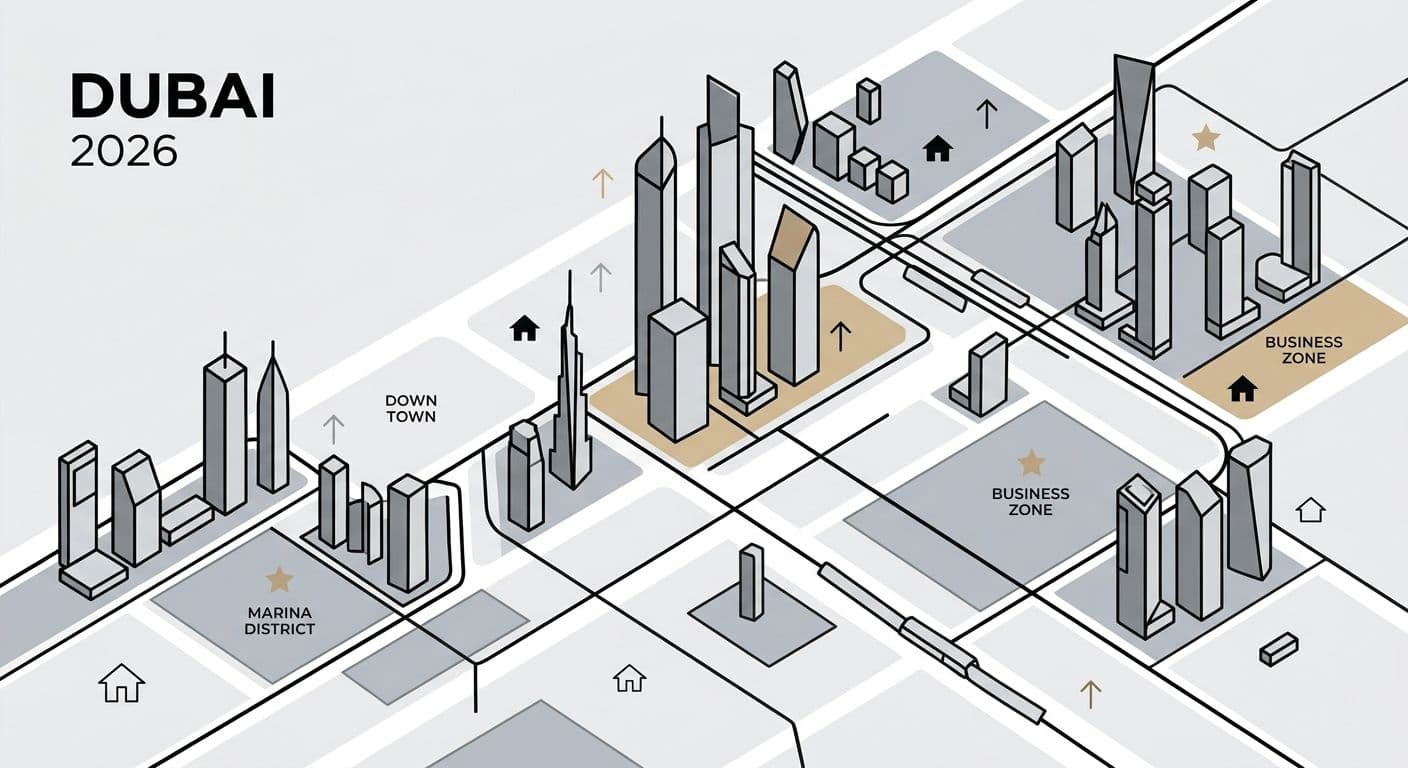 Best Areas to Buy Property in Dubai in 2026: Investment & Lifestyle Guide