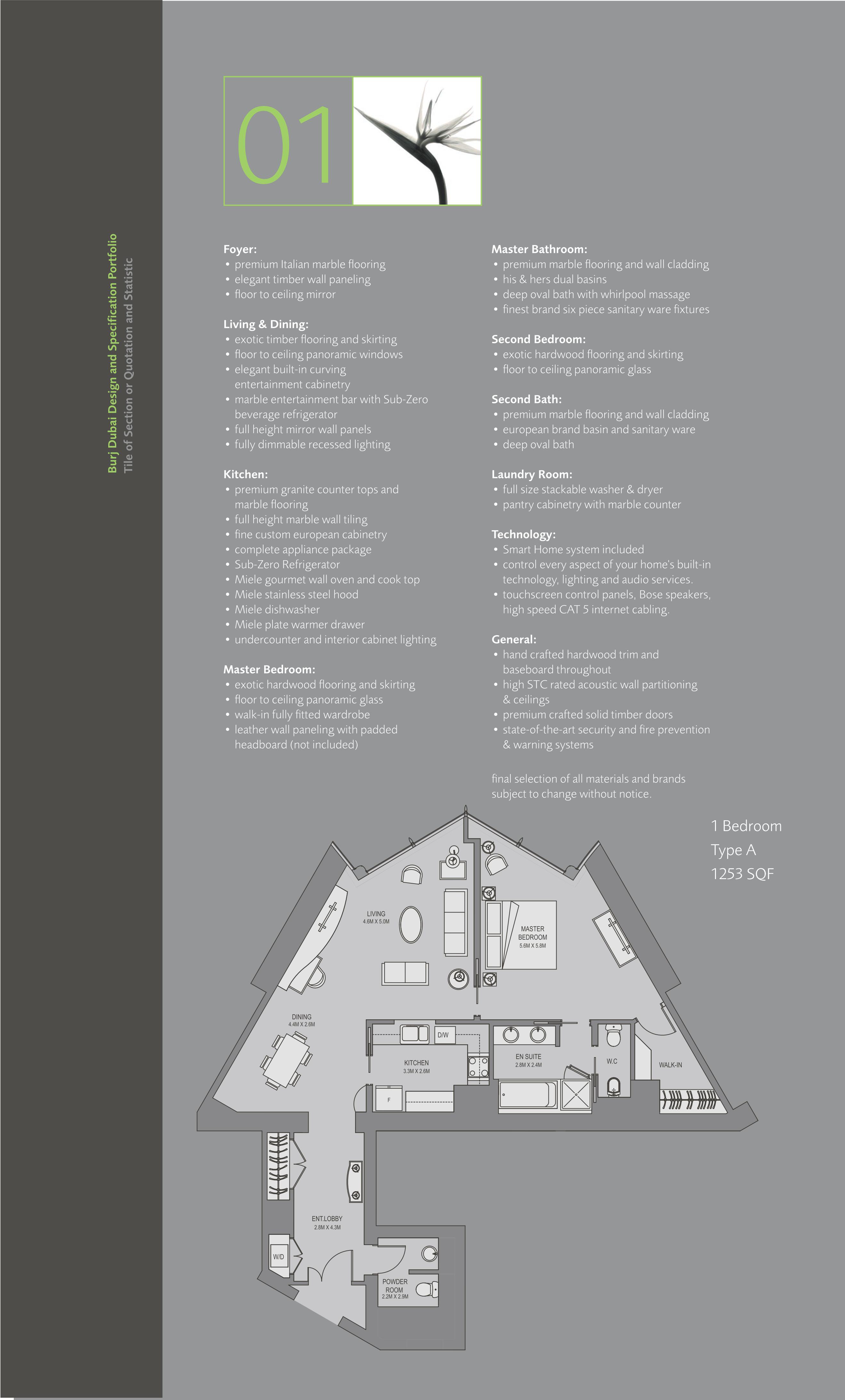 One Bedroom Type A