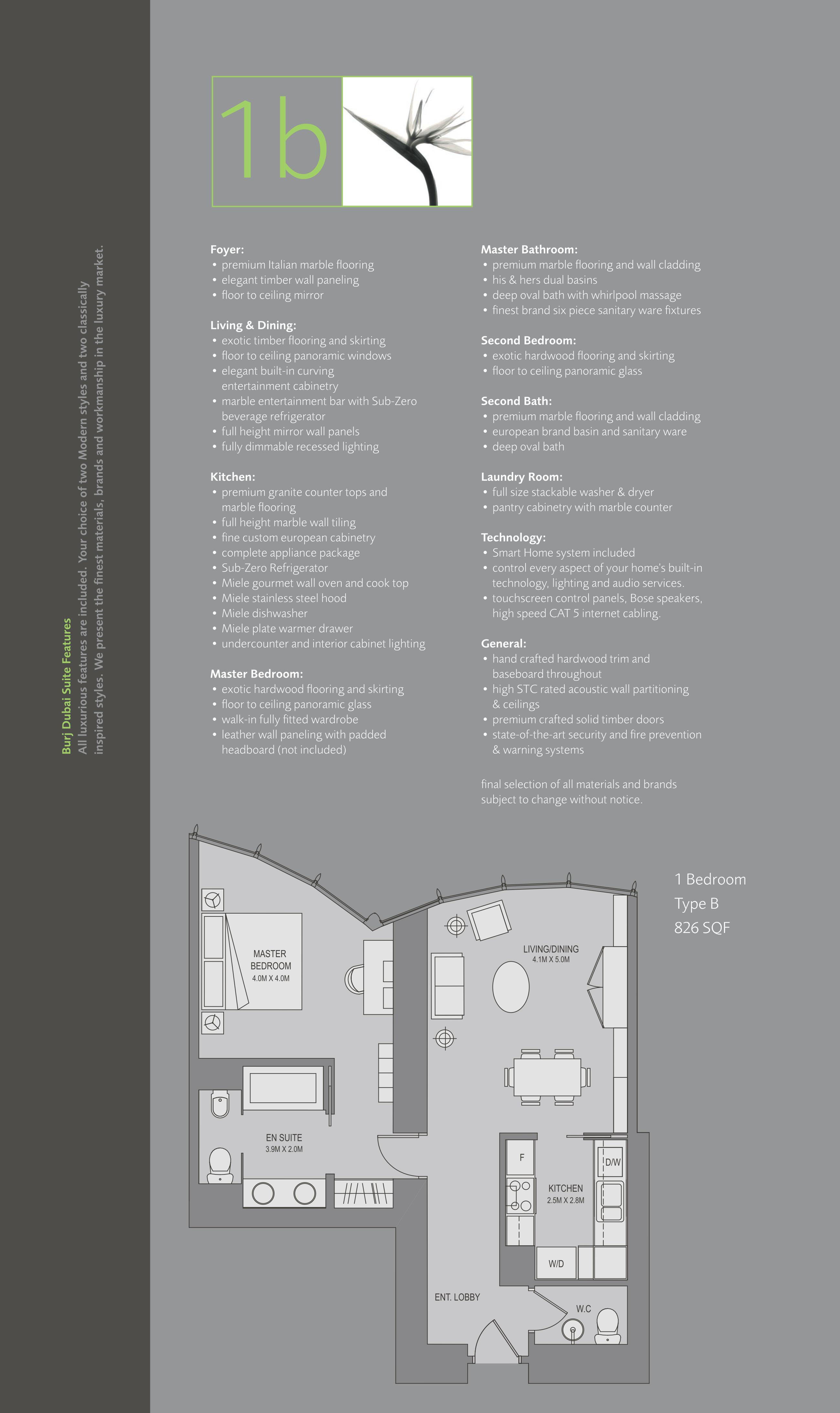 One Bedroom Type B