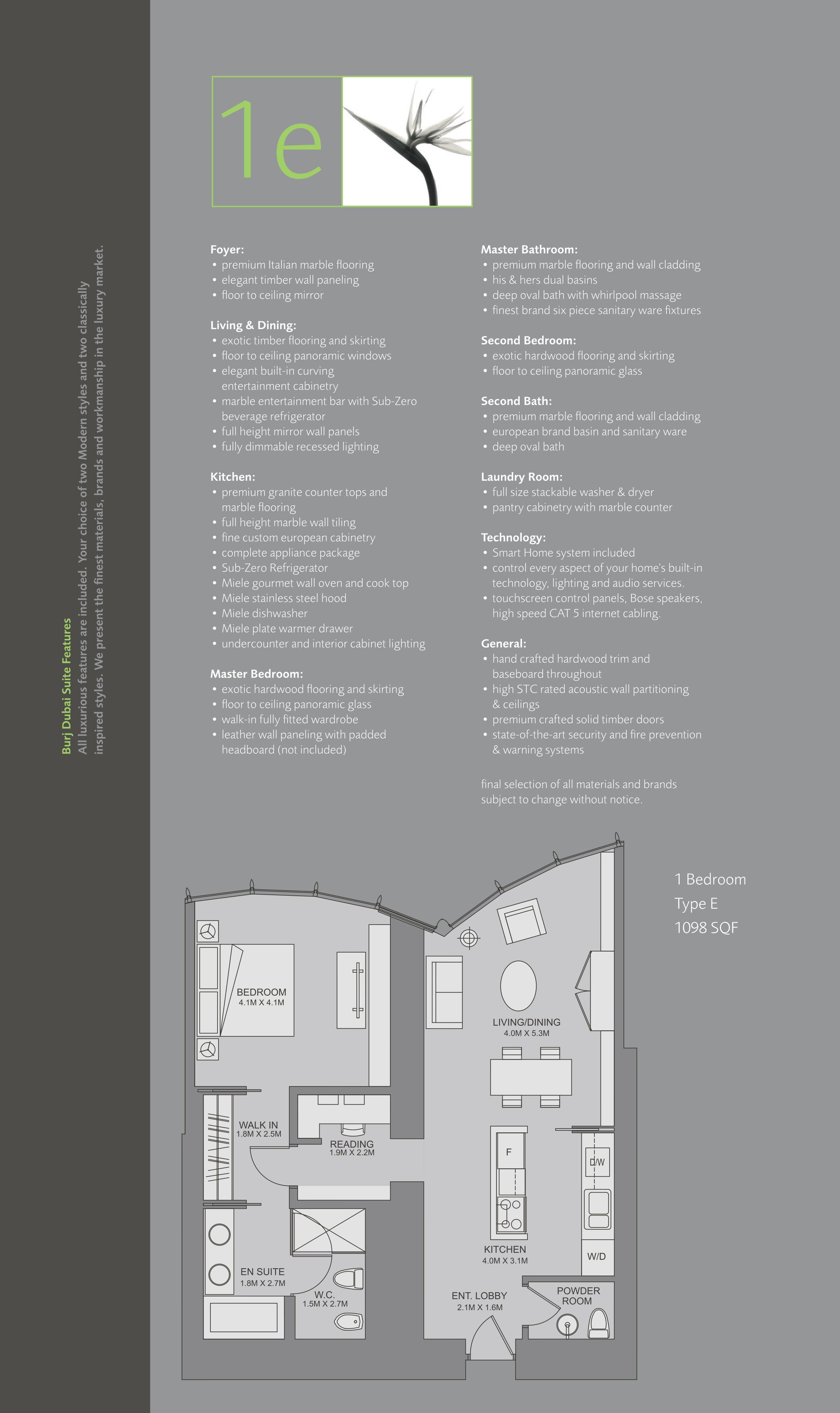 One Bedroom Type E