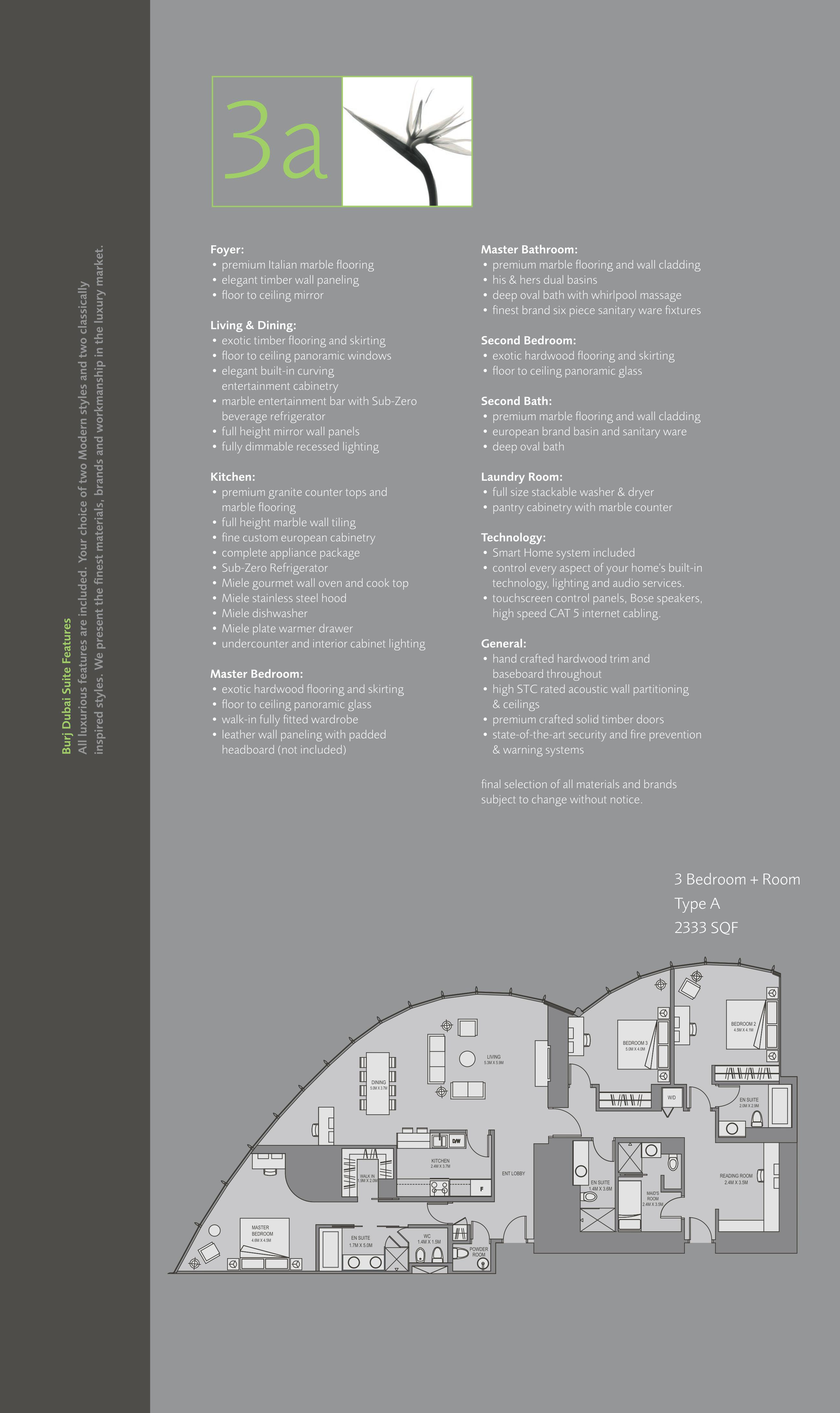 Three Bedroom Type A