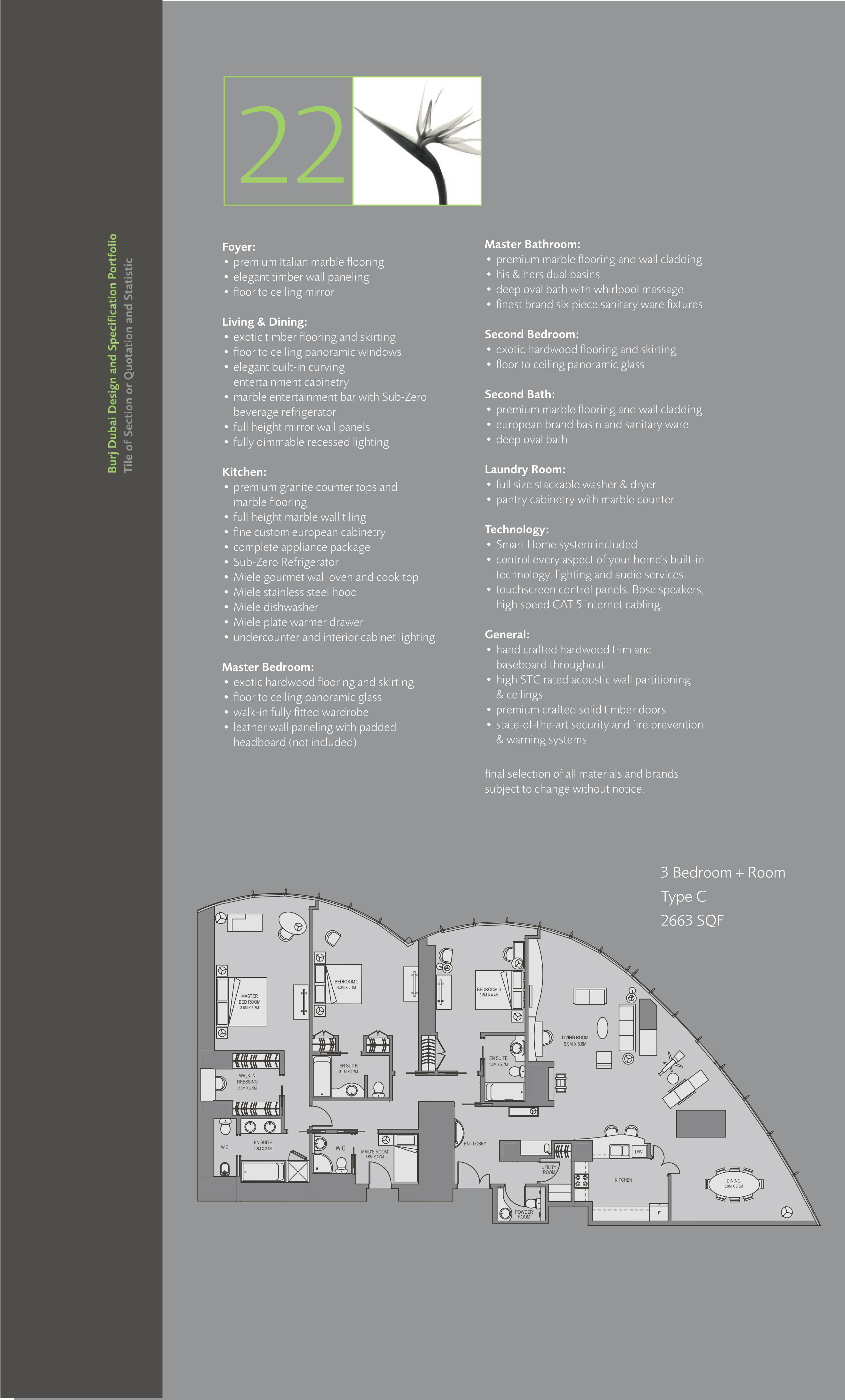 Three Bedroom Type C